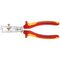  KNIPEX StriX® Abisolierzangen mit Kabelschere KNIPEX 13 66 180 StriX® Abisolierzangen mit Kabelschere isoliert mit Mehrkomponenten-Hüllen, VDE-geprüft verchromt 180 mm 12380366
