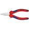 Flachzangen KNIPEX 20 05 140 Flachzange mit Mehrkomponenten-Hüllen verchromt 140 mm 12380814