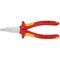  Greifzangen KNIPEX 20 06 160 Flachzange isoliert mit Mehrkomponenten-Hüllen, VDE-geprüft verchromt 160 mm 12380245