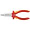  Flachrundzangen mit Schneide (Radiozangen) KNIPEX 25 26 160 Flachrundzange mit Schneide (Radiozange) isoliert mit Mehrkomponenten-Hüllen, VDE-geprüft verchromt 160 mm 12380849