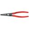  Präzisions-Sicherungsringzangen für Innenringe in Bohrungen KNIPEX 48 11 J3 Präzisions-Sicherungsringzange für Innenringe in Bohrungen mit rutschhemmendem Kunststoff überzogen grau atramentiert 225 mm 12381121