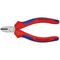  Schneidende Zangen Seitenschneider KNIPEX 70 02 125 Seitenschneider mit Mehrkomponenten-Hüllen schwarz atramentiert 125 mm 12380457