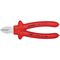  Schneidende Zangen Seitenschneider KNIPEX 70 07 180 Seitenschneider tauchisoliert, VDE-geprüft verchromt 180 mm 12380439