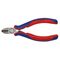  Seitenschneider für Elektromechaniker KNIPEX 76 12 125 Seitenschneider für Elektromechaniker mit Mehrkomponenten-Hüllen schwarz atramentiert 125 mm 12380548