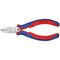  Elektronik-Seitenschneider mit durchgestecktem Gelenk KNIPEX 77 02 130 Elektronik-Seitenschneider mit Mehrkomponenten-Hüllen 130 mm 12380570