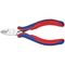  Elektronik-Seitenschneider mit eingesetzter Hartmetallschneide KNIPEX 77 02 135 H Elektronik-Seitenschneider mit eingesetzter Hartmetallschneide mit Mehrkomponenten-Hüllen 135 mm 12380583