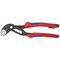  KNIPEX Cobra® Hightech-Wasserpumpenzangen KNIPEX 87 02 180 T Cobra® Hightech-Wasserpumpenzange mit Mehrkomponenten-Hüllen, mit integrierter Befestigungsöse zum Anbringen einer Absturzsicherung grau atramentiert 180 mm 12381210
