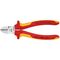  Isolierte Werkzeuge Seitenschneider KNIPEX 70 06 160 Seitenschneider isoliert mit Mehrkomponenten-Hüllen, VDE-geprüft verchromt 160 mm 12381278