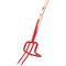  IDEAL-Unkrautstecher, 2 Bajonettzinken, Zinkenabstand 4 cm, mit Bügel, rot IDEAL-Unkrautstecher, 2 Bajonettzinken, Zinkenabstand 4 cm, mit Bügel, rot, leicht, Schienenzwinge 12379819