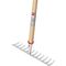  Rechen IDEAL-Gartenrechen mit patentiertem Adapter, silber pulverbeschichtet, konische Dülle 12379595