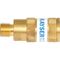  Autogen-Fittings Kupplungen ELMAG Sauerstoff-Kupplung AG 1/4 z.Handgriff inkl. autom. Gassperre n. EN 561 12406369