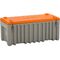  445 - Werkzeugboxen Cemo CEMbox 250 l, grau/orange, 120x60x54 cm 12383811