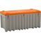  445 - Werkzeugboxen Cemo CEMbox 750 l, grau/orange, 170x84x80 cm 12383817