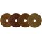  91 - 4-STEP Clever Diamant SCHLEIFPAD 91-4-STEP, Ø 100 mm, Klett, K400/800, gelb 12387157