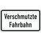  Zusatzzeichen Verkehrszeichen 1007-35 Verschmutzte Fahrbahn 231x420 mm, Alu 2 mm, RA3 12357551