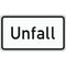  Zusatzzeichen Verkehrszeichen 1007-50 Unfall 412x750 mm, Alu 2 mm, RA1 12358070