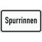  Zusatzzeichen Verkehrszeichen 1007-53 Spurrinnen 231x420 mm, Alu 2 mm, RA3 12358581