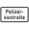  Zusatzzeichen Verkehrszeichen 1007-58 Polizeikontrolle 231x420 mm, Alu 2 mm, RA3 12358241