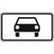  Zusatzzeichen Verkehrszeichen 1010-50 Kraftwagen u.sonstige mehrsp. Fahrzeuge 412x750 mm, Alu 2 mm, RA3 12357703