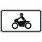  Zusatzzeichen Verkehrszeichen 1010-62 Krafträder, auch mit Beiwagen, Kleinkrafträder und Mopeds 412x750 mm, Alu 2 mm, RA1 12357864