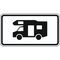  Zusatzzeichen Verkehrszeichen 1010-67 Wohnmobile 231x420 mm, Alu 2 mm, RA3 12357859