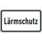  Zusatzzeichen Verkehrszeichen 1012-36 Lärmschutz 412x750 mm, Alu 2 mm, RA2 12357504