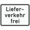  Zusatzzeichen Verkehrszeichen 1026-35 Lieferverkehr frei 315x420 mm, Alu 2 mm, RA3 12357647