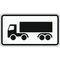  Zusatzzeichen Verkehrszeichen 1048-14 Nur Sattelfahrzeuge 330x600 mm, Alu 2 mm, RA3 12358135