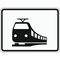  Zusatzzeichen Verkehrszeichen 1048-18 Nur Schienenbahnen 450x600 mm, Alu 2 mm, RA2 12358133