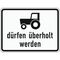  Zusatzzeichen Verkehrszeichen 1049-11 Kraftfahrzeuge u. Züge dürfen überholt werden, 315x420 mm, Alu 2 mm, RA3 12358648
