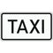  Zusatzzeichen Verkehrszeichen 1050-30 Taxi 231x420 mm, Alu 2 mm, RA1 12357956