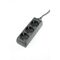  Steckdosenleisten as-Schwabe Steckdosenleiste 3-fach, 3m, schwarz, H05VV-F 3G1,5 12362507