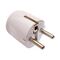  Steckvorrichtung 230V as-Schwabe Schutzkontakt-Winkelstecker, weiß, 230 V 12362597