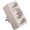 Multi-Stecker as-Schwabe Euromultistecker 2+1, weiß, 230 V 12362482