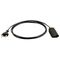  Verlängerung PVC 230V as-Schwabe Euro-Verlängerung 2m, H03VVH2-F 2×0,75, schwarz, IP20 12361984
