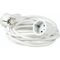  Verlängerung PVC 230V as-Schwabe PVC-Verlängerung mit Flachstecker 2m, H05VV-F 3G1,5, weiß, IP20 12361987