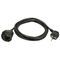  Verlängerung PVC 230V as-Schwabe PVC-Verlängerung 3m, H05VV-F 3G1,5, schwarz, IP20 12361966