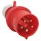  CEE Stecker und Kupplungen as-Schwabe CEE-Stecker 400V/32A, rot, 5-polig 12362082