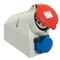  CEE Steckdosen as-Schwabe CEE Wand-Kombi-Dose 400V/32A, 5-polig mit G Sicherung 10A 12362100