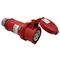  CEE Stecker und Kupplungen as-Schwabe CEE-Kupplung 400V/32A, rot, 4-polig, mit Klappdeckel 12362085