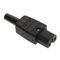  Thermoplast Stecker und Steckdosen as-Schwabe Thermoplast-Gerätesteckdose 120°, schwarz, Typ C15 Warmgerät 12362611