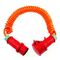  CEE Verlängerung PUR 400V as-Schwabe CEE Baustellen-Spiralleitung 5m, orange, H07BQ-F 5G1,5, 400V/16A/5polig 12362049