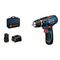  12V System Bosch Akku-Schlagbohrschrauber GSB 12V-15, mit 2 x 2.0 Ah Li-Ion Akku 12369049