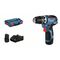  12V System Bosch Akku-Bohrschrauber GSR 12V-35 FC, mit 2 x 3.0 Ah Li-Ion Akku, 1 Aufsatz, L-BOXX 12369406