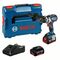  18V System Bosch Akku-Schlagbohrschrauber GSB 18V-110 C: 2x Akku GBA 18V 5.0Ah 12369355