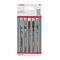 Stichsägeblätter 5-teilige Allround-Sets mit T-Schaft Bosch 5-tlg. Stichsägeblatt-Set Allrounder, T-Schaft, für Stichsägen 12374328