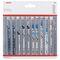  Säbelsägeblatt-Sets 10-teilige All-in-One-Stichsägeblatt-Sets mit T-Schaft Bosch Stichsägeblatt-Set, 10-tlg., All in One, für Stichsägen 12374333