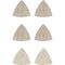  EXPERT M480 Netzstruktur-Schleifblätter Set für Deltaschleifer Bosch EXPERT M480 Schleifnetz-Set, 93 x 93 mm, 6 Stück, für Deltaschleifer 12376103