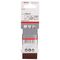  X440 Best for Wood and Paint Schleifbänder für Bandschleifer Bosch 3-tlg. Schleifband-Set X440, für Bandschleifer 12376669