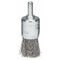  Clean for Inox Gewellte Pinselbürste für Bohrer Bosch Pinselbürste, 25 x 0,3 mm, gewellter Draht, Edelstahl, für Dreh- und Schlagbohrer 12377469